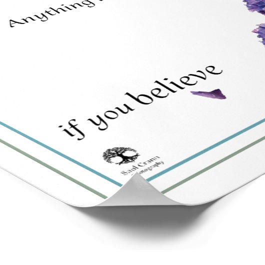 Seien Sie das motivierend Zitat-Poster Poster (Ecke)