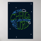 Seien Sie das Poster der Veränderung (Vorne)