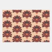 Seien Sie dem Erntedank der Türkei dankbar Geschenkpapier Set (Vorderseite)