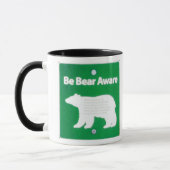 Seien Sie der bewusste Bär Tasse (Links)