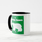 Seien Sie der bewusste Bär Tasse (Vorderseite Links)