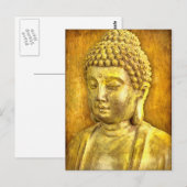 Seien Sie der Buddha Postkarte (Vorne/Hinten)