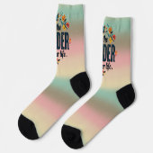 Seien Sie der Führer Ihres Lebens Socken (Linkes Detail)