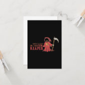 Seien Sie der grimmige Sensenmann Fußball Karte (Vorderseite/Rückseite Beispiel)