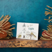 Seien Sie der Leuchtturm Wasserfarbenprädikat Fotoplatte (Seite)