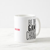 Seien Sie der Motivierend Name für den Spielechanc Kaffeetasse (VorderseiteRechts)