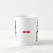 Seien Sie der Motivierend Name für den Spielechanc Kaffeetasse (Mittel)