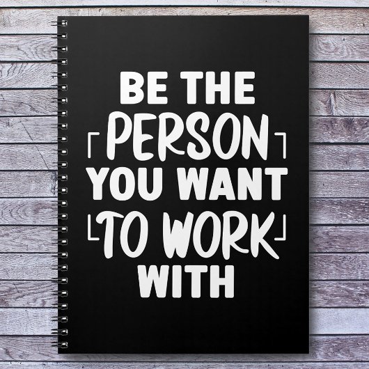 Seien Sie der Motivierend Preis Notizblock