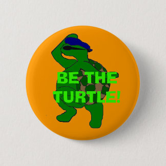 Seien Sie der Schildkröte-Knopf Button