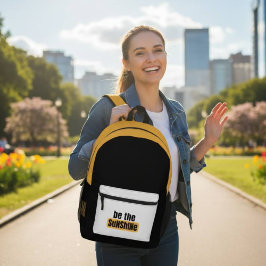 Seien Sie der Sonnenscheinsack Bedruckter Rucksack