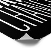 Seien Sie der Spieler, der das Zitat schwarz anreg Poster (Ecke)