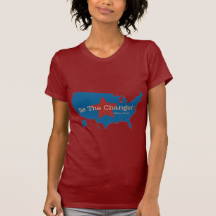 Seien Sie des der T - Shirt Änderung USA Ladys