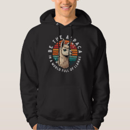 Seien Sie die Alpen in einer Welt voller Llamas Hoodie