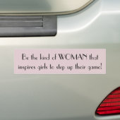 Seien Sie die Art der Frau Autoaufkleber (Auf Auto)