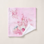 Seien Sie die beste Version, die Sie individuell a Badhandtuch Set (Waschlappen)