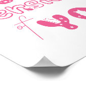 Seien Sie die beste Version Ihrer Niedlichen Cat W Poster (Ecke)