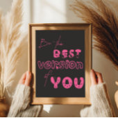 Seien Sie die beste Version Ihrer Niedlichen Cat W Poster