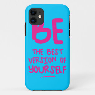 SEIEN SIE DIE BESTE VERSION IHRES EIGENEN, blau Case-Mate iPhone Hülle