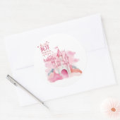 Seien Sie die beste Version von Ihnen anpassbar Runder Aufkleber (Umschlag)