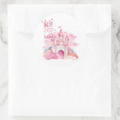 Seien Sie die beste Version von Ihnen anpassbar Runder Aufkleber (Tasche)