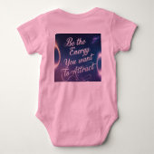 Seien Sie die Energie, die Sie zu Attraktion Gewol Baby Strampler (Rückseite)