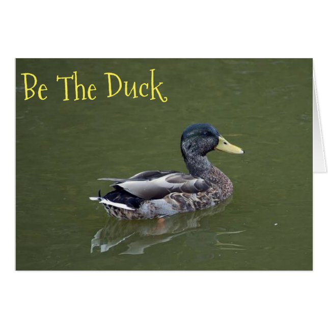 Seien Sie die Ente (Vorderseite (Horizontal))