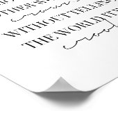 Seien Sie die Frau, die eine andere weibliche Kron Poster (Ecke)