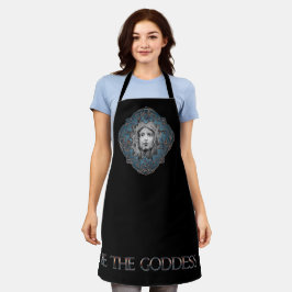 Seien Sie die Goddess All-over-Print-Schürze Schürze