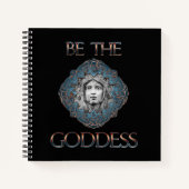 Seien Sie die Göttin Spirale Notebook Notizblock (Vorderseite)