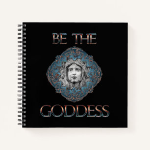 Seien Sie die Göttin Spirale Notebook Notizblock