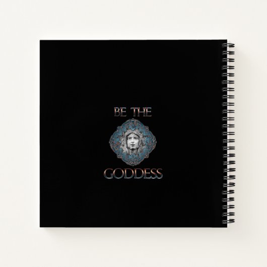 Seien Sie die Göttin Spirale Notebook Notizblock (Rückseite)