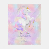 Seien Sie die hellste Zauberkünstlerin der Sternen Fleecedecke (Vorderseite)