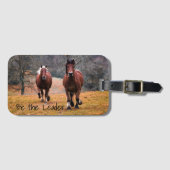 Seien Sie die Leader Pferde Racing Gepäckanhänger (Vorderseite (Horizontal))