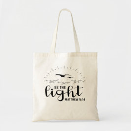 Seien Sie die leichte Bibel Verse Tote Tasche