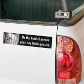 Seien Sie die Person Autoaufkleber (Auf Lkw)