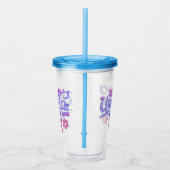 Seien Sie die Person, die Ihre Katze für Sie hält Acryltrinkbecher (Rechts)