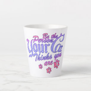 Seien Sie die Person, die Ihre Katze für Sie hält Milchtasse