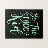 Seien Sie die schöne kid positive Botschaft in Min Puzzle (Horizontal)