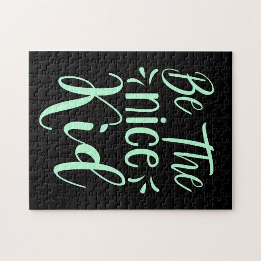 Seien Sie die schöne kid positive Botschaft in Min Puzzle (Horizontal)