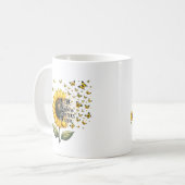 Seien Sie die Sonnenblume Personalisiert Kaffeetasse (Vorderseite Links)