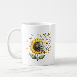 Seien Sie die Sonnenblume Personalisiert Kaffeetasse