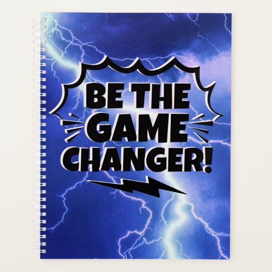 Seien Sie die Spielschubmotivation Inspirierend er Planer (Vorderseite)