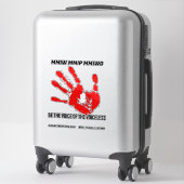 Seien Sie die Stimme der Voiceless Aufkleber (Koffer)