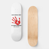 Seien Sie die Stimme der Voiceless Skateboard (Vorderseite)