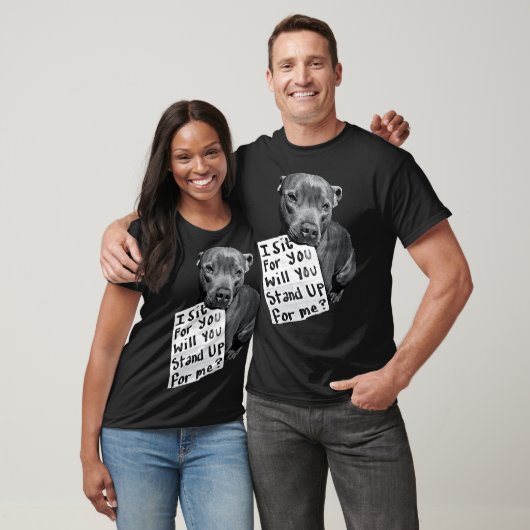 Seien Sie die Stimme für Pitbullen und Retter T-Shirt (Unisex)