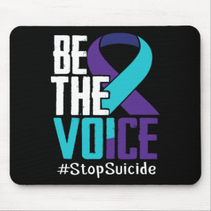 Seien Sie die Stimme, um Selbstmord zu stoppen Bew Mousepad