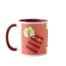 Seien Sie die Tasse des Yellow Meeple Game Designe