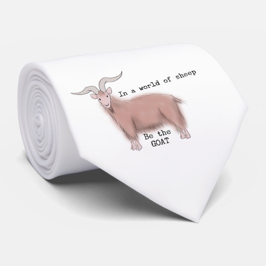 Seien Sie die ZIEGE Krawatte (Gerollt)