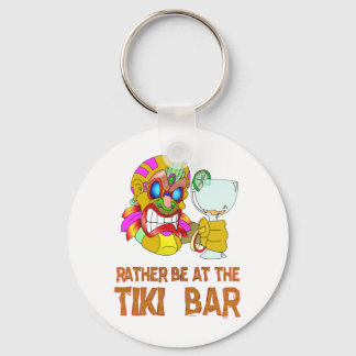 Seien Sie eher bei der Tiki Bar TIKI Maske Schlüsselanhänger