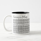 Seien Sie eher bei der versteckten Meldung "Gym &  Zweifarbige Tasse (Links)